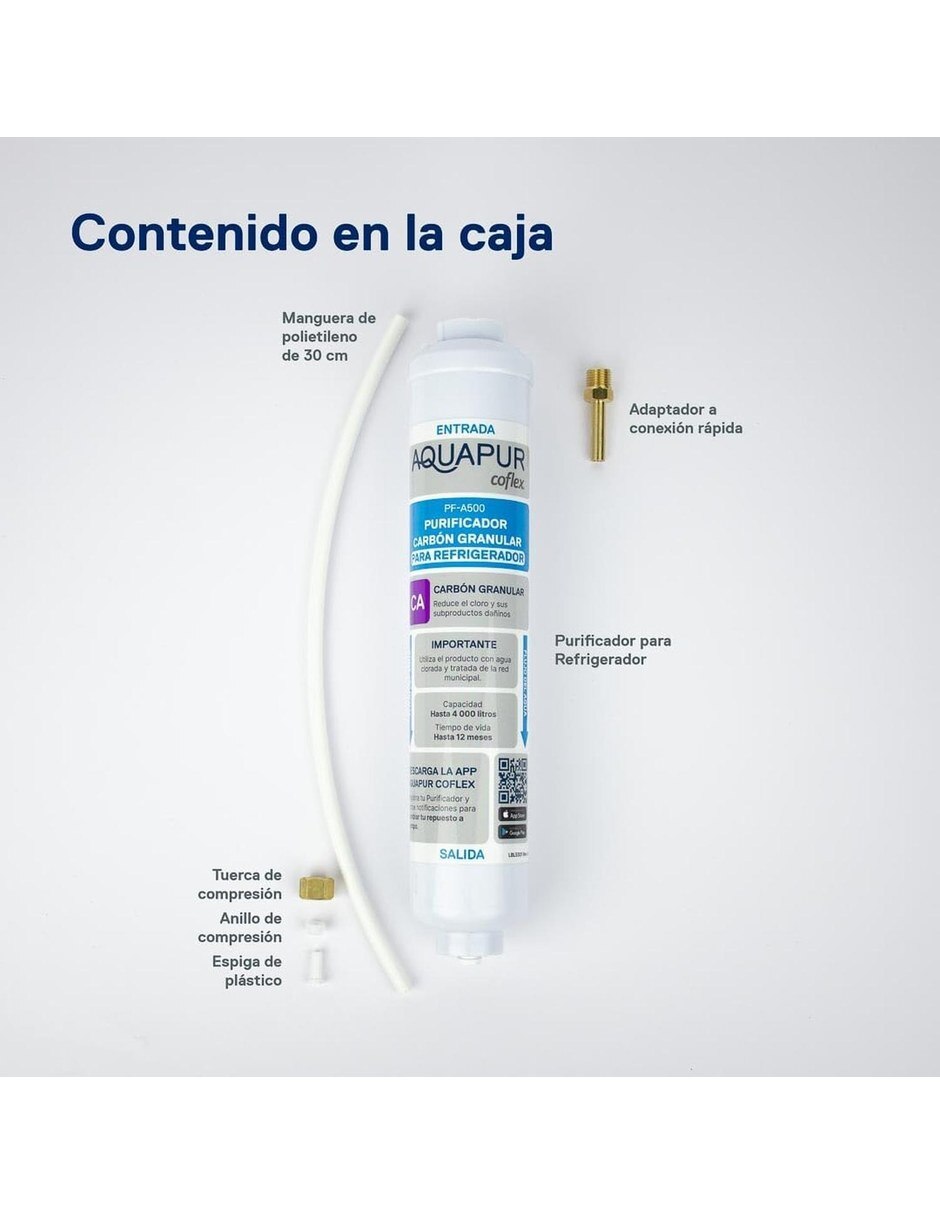 Set de filtro de Agua para refrigerador Pf-a500 con mezcla de hierbas 5
