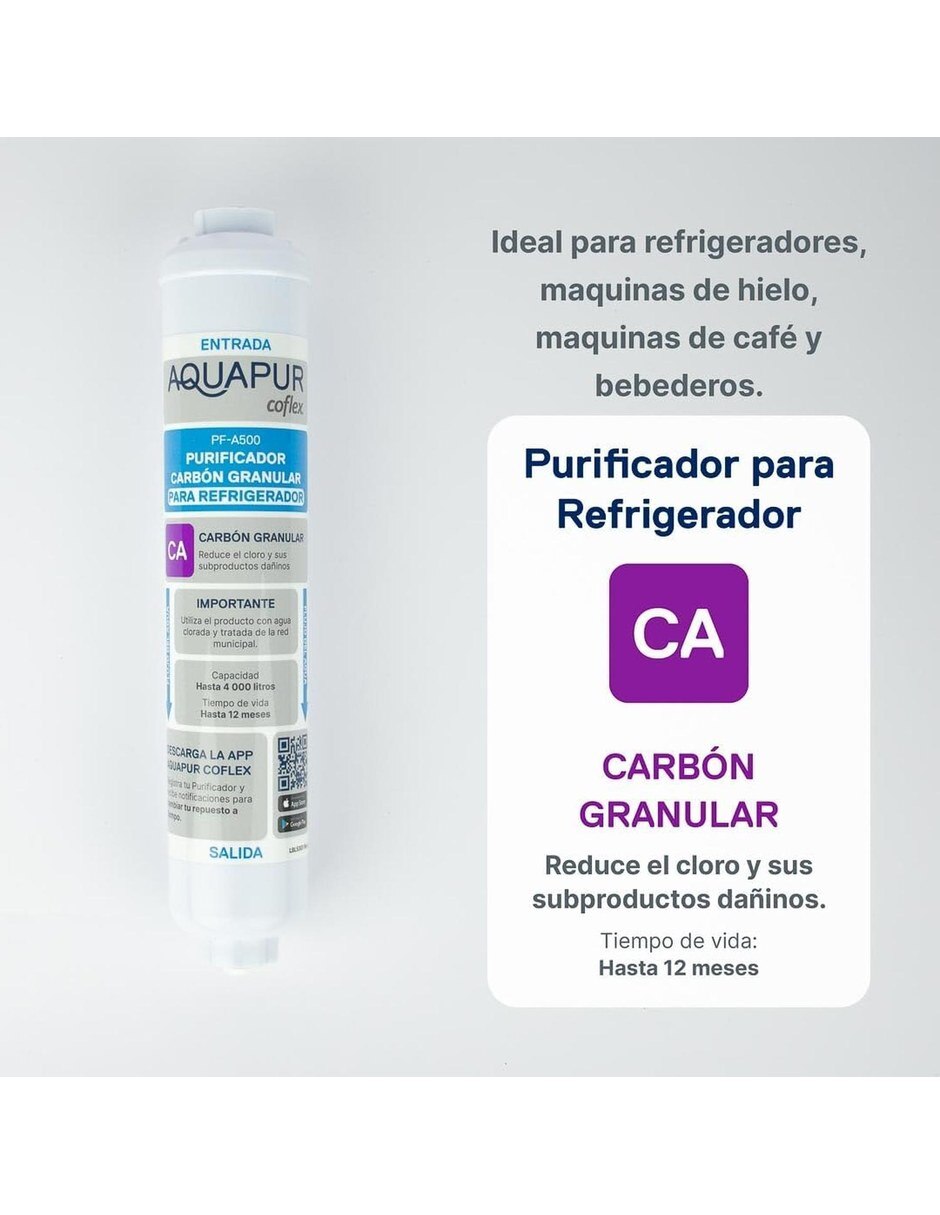 Set de filtro de Agua para refrigerador Pf-a500 con mezcla de hierbas 7