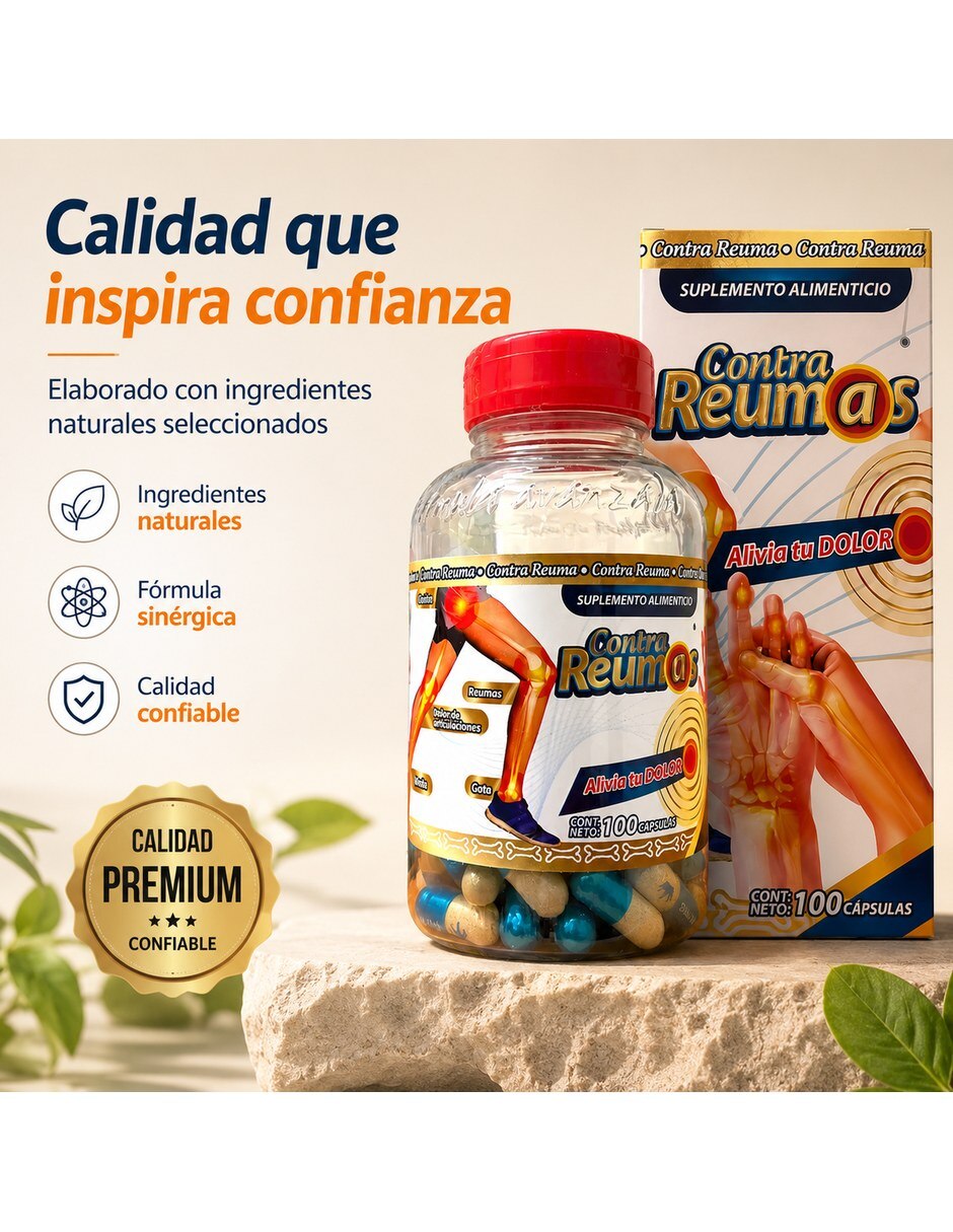 Contra reumas kit de 5 piezas con mezcla de hierbas 5