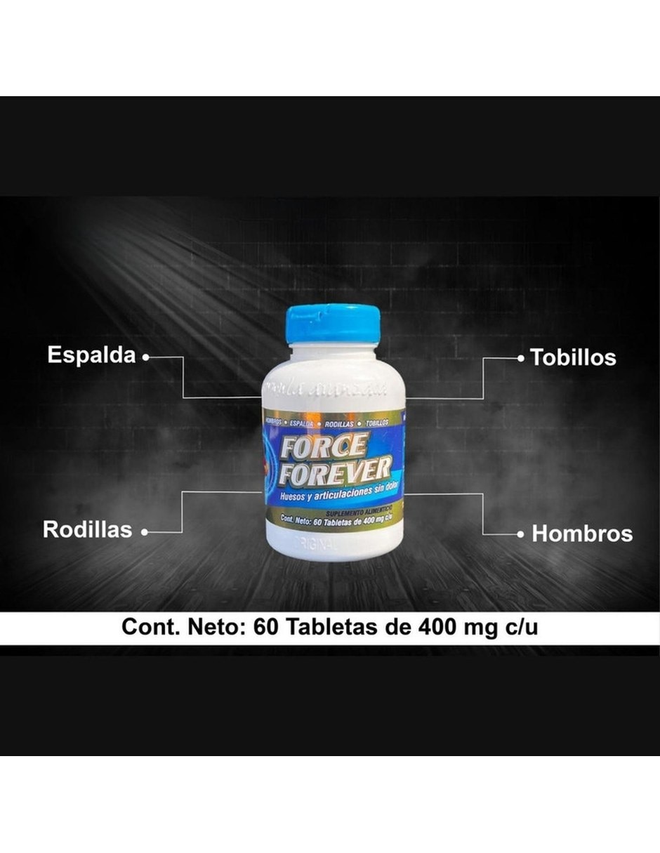 For-ce Forever Suplemento Articular Tapa Azul con Mezcla de hierbas 5 piezas 3