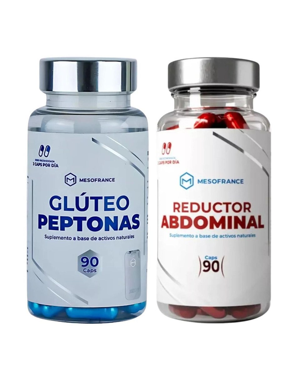 Gluteo Peptona + Reductor Abdominal con Mezcla de hierbas Gluteo Peptona + Reductor Abdominal con Mezcla de hierbas
