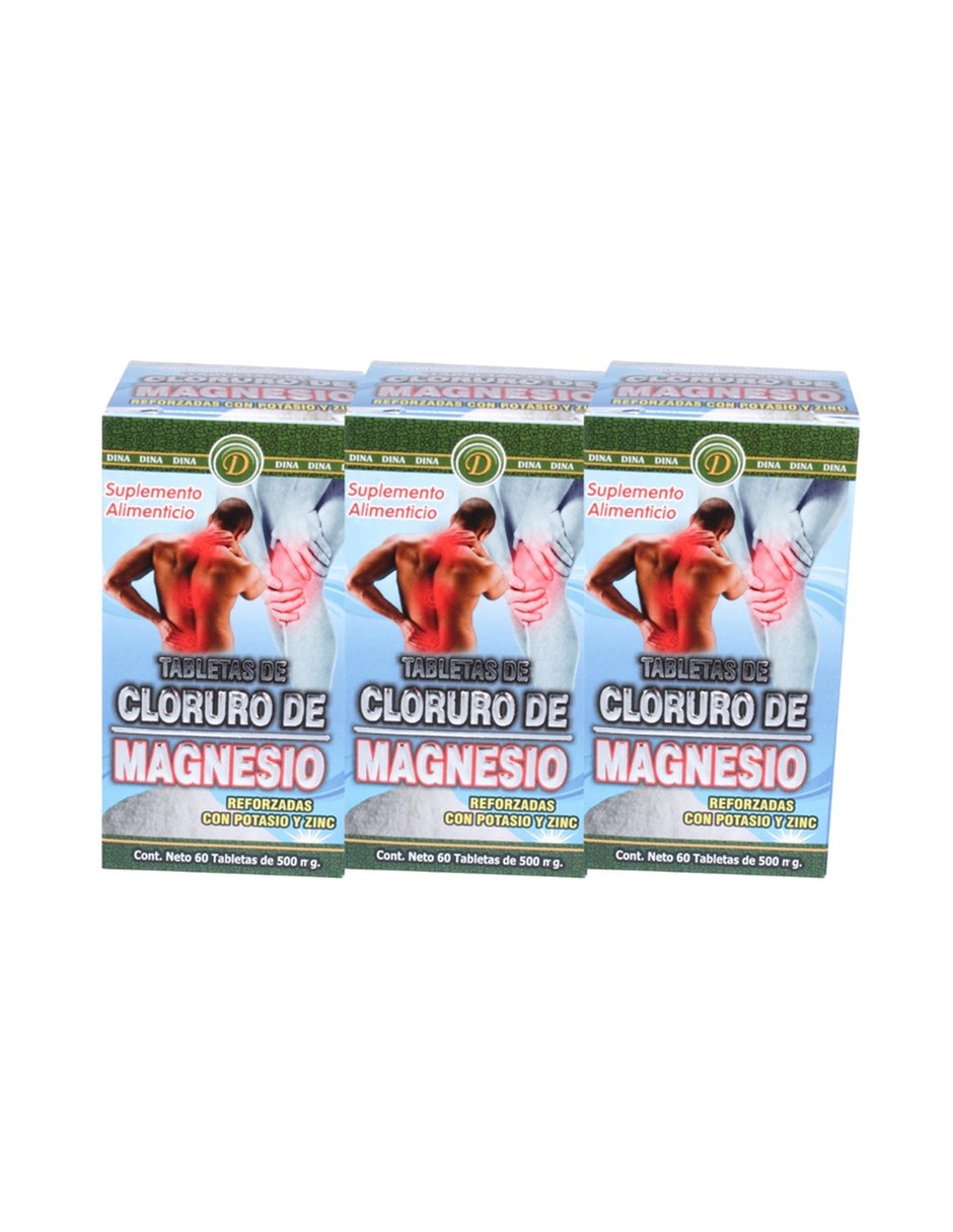 Cloruro de magnesio 60 tabletas pack Cloruro de magnesio 60 tabletas pack
