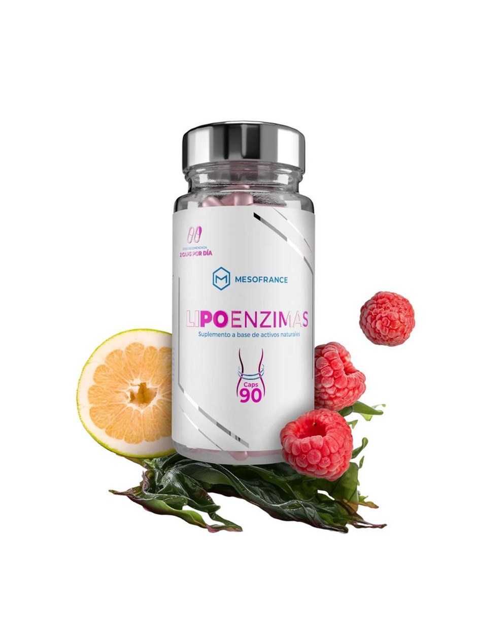 Lipoenzimas + Reductor Abdominal 90 Capsulas MESOFRANCE con Mezcla de hierbas sabor Sin sabor de 2