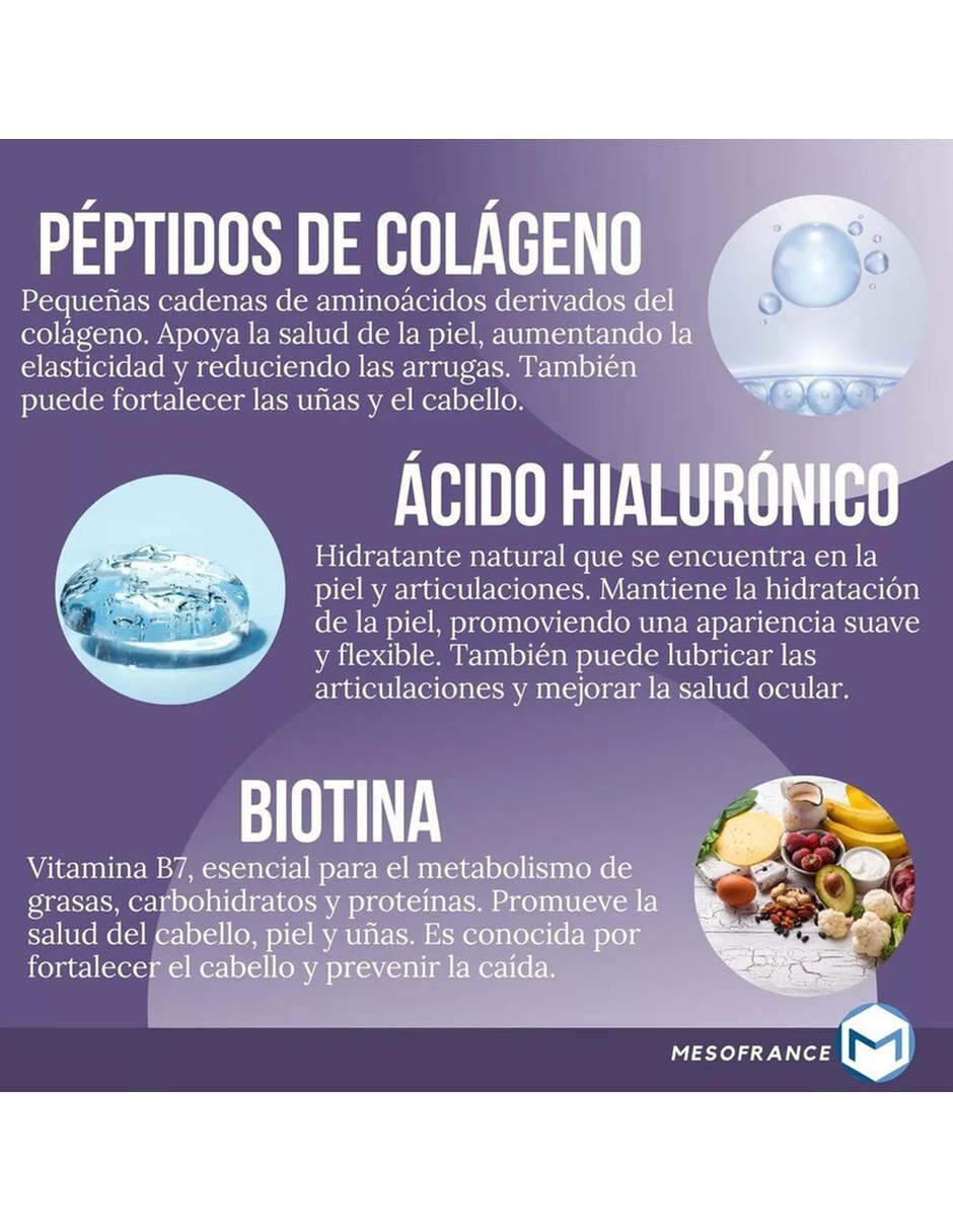 Reductivo Regenerador Con Colageno 90 Caps Pack 3 MESOFRANCE con Colágeno sabor Sin sabor de 5