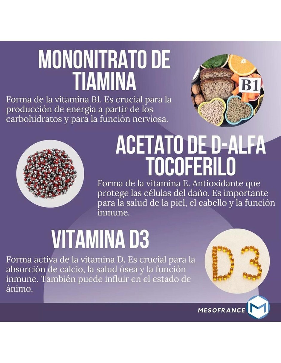 Reductivo Regenerador Con Colageno 90 Caps Pack 3 MESOFRANCE con Colágeno sabor Sin sabor de 10