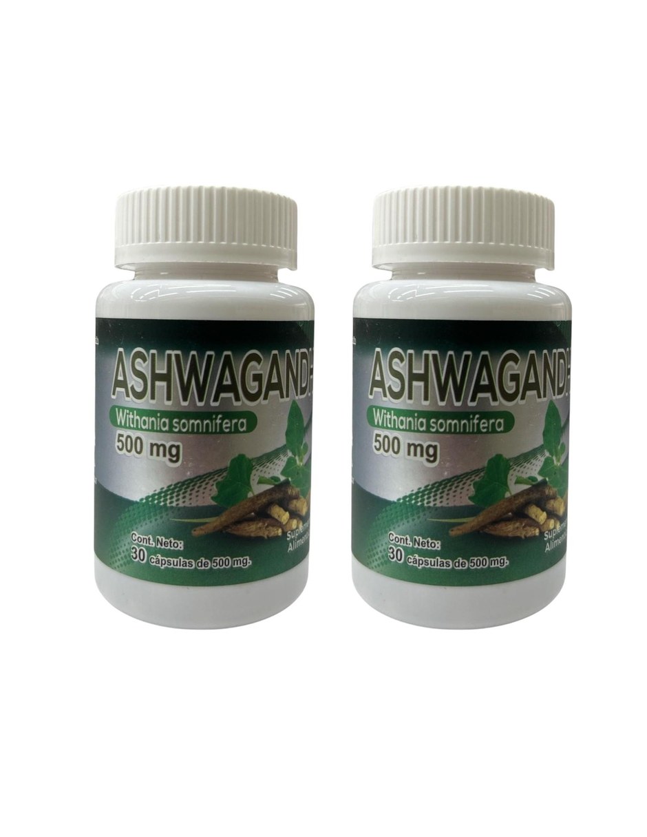 Ashwa Sup Alimenticio Bienestar Relajacion con Ashwagandha Paquete 2 2