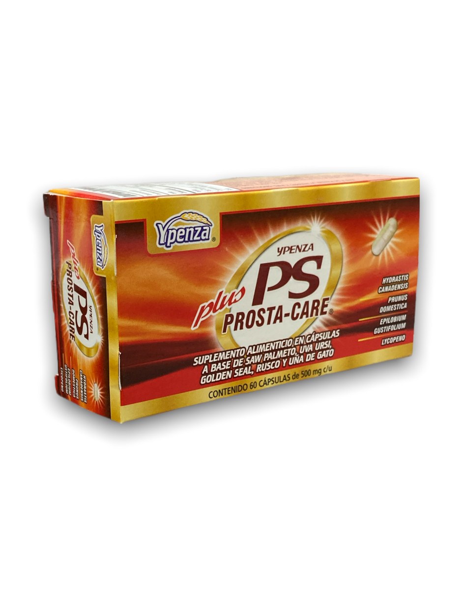 Prosta-Care 60 capsulas Paquette de 2 YPENZA con Mezcla de hierbas sabor Sin sabor de Prosta-Care 60 capsulas Paquette de 2 YPENZA con Mezcla de hierbas sabor Sin sabor de