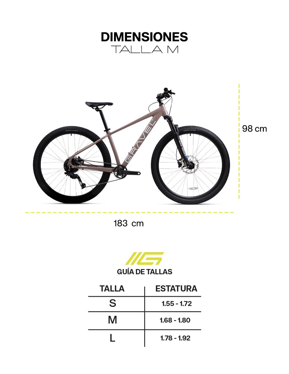Bicicleta de montaña rodada andes pro 9