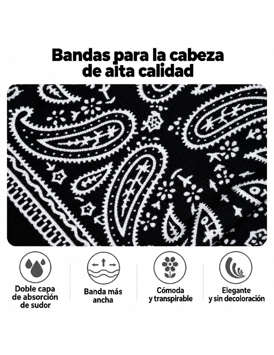 Set bandas para cabello para entrenamiento 2