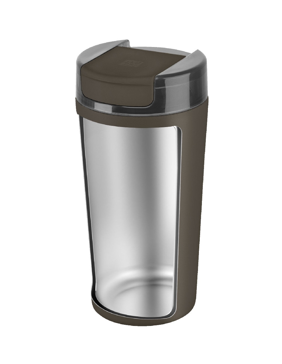 Taza térmica de Acero inoxidable Thermo Plus con tapa Rosca 4