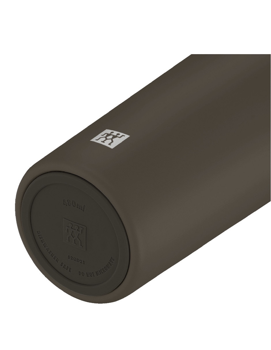Taza térmica de Acero inoxidable Thermo Plus con tapa Rosca 5