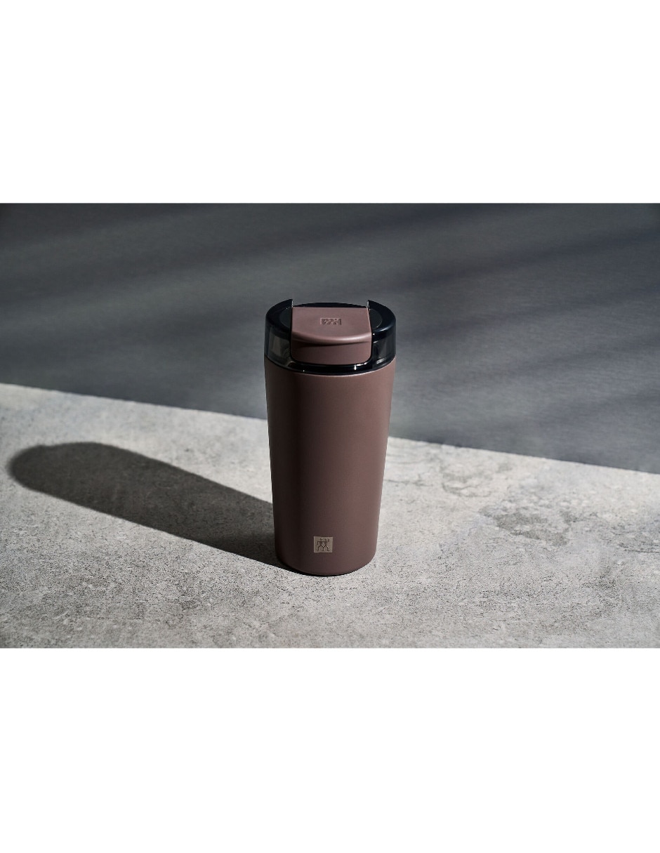 Taza térmica de Acero inoxidable Thermo Plus con tapa Rosca 6
