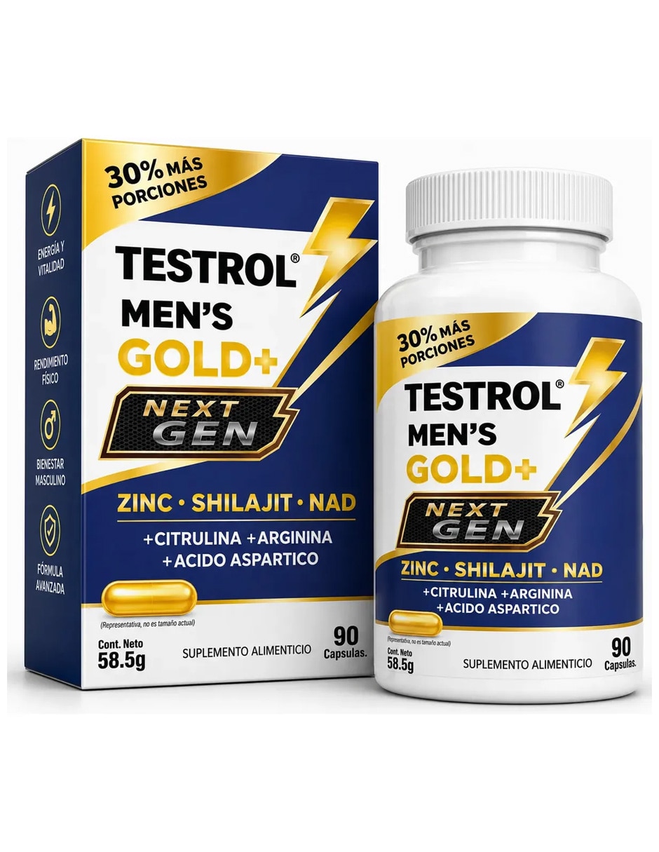 Men's Gold Testrol con L-Arginina L-Citrulina