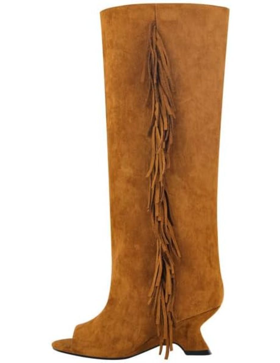 Bota abajo de la rodilla para mujer