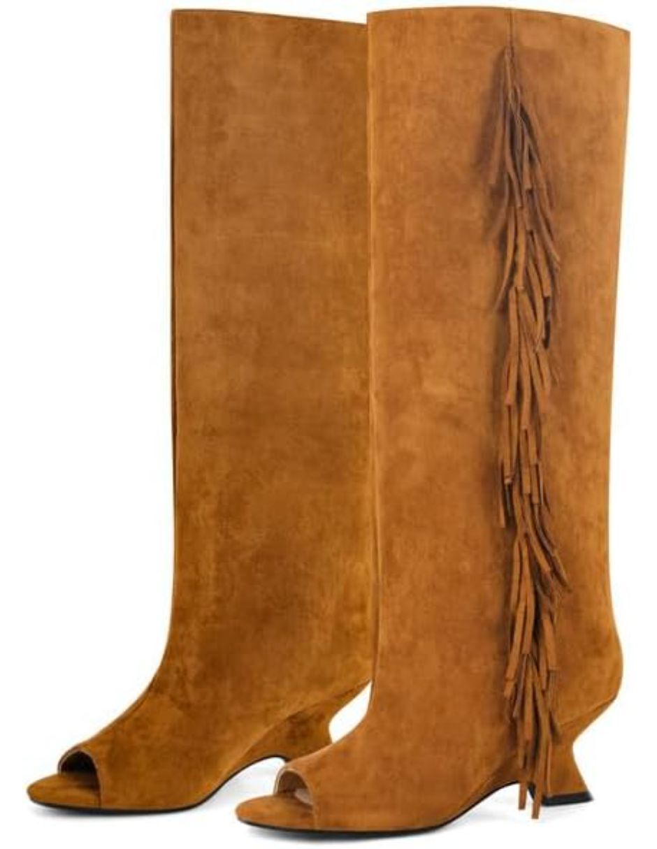 Bota abajo de la rodilla para mujer 4